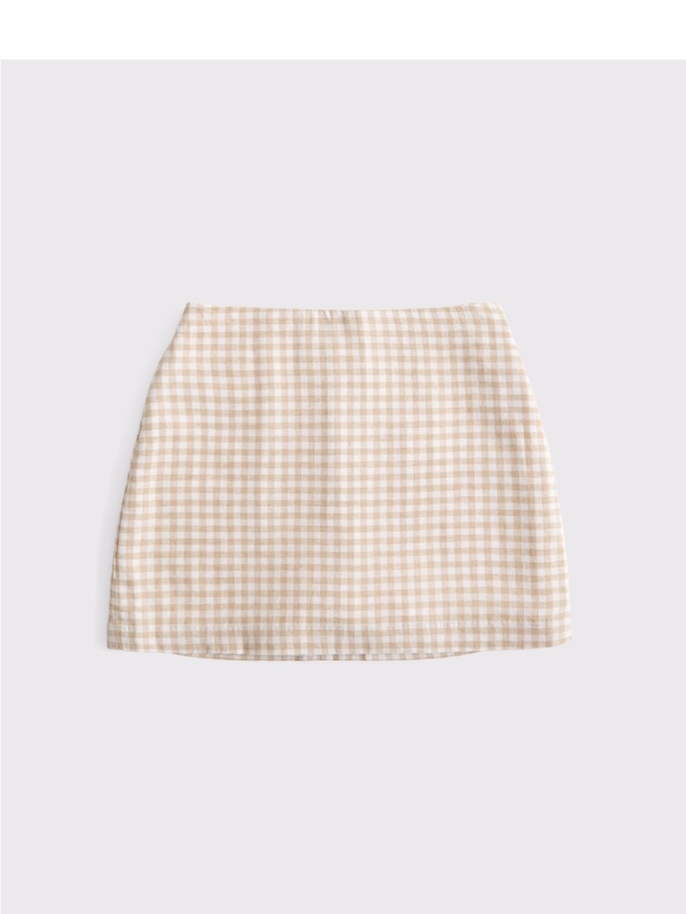 A&F Scarlett Linen-Blend Mini Skirt